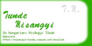 tunde misangyi business card
