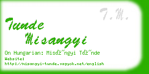 tunde misangyi business card